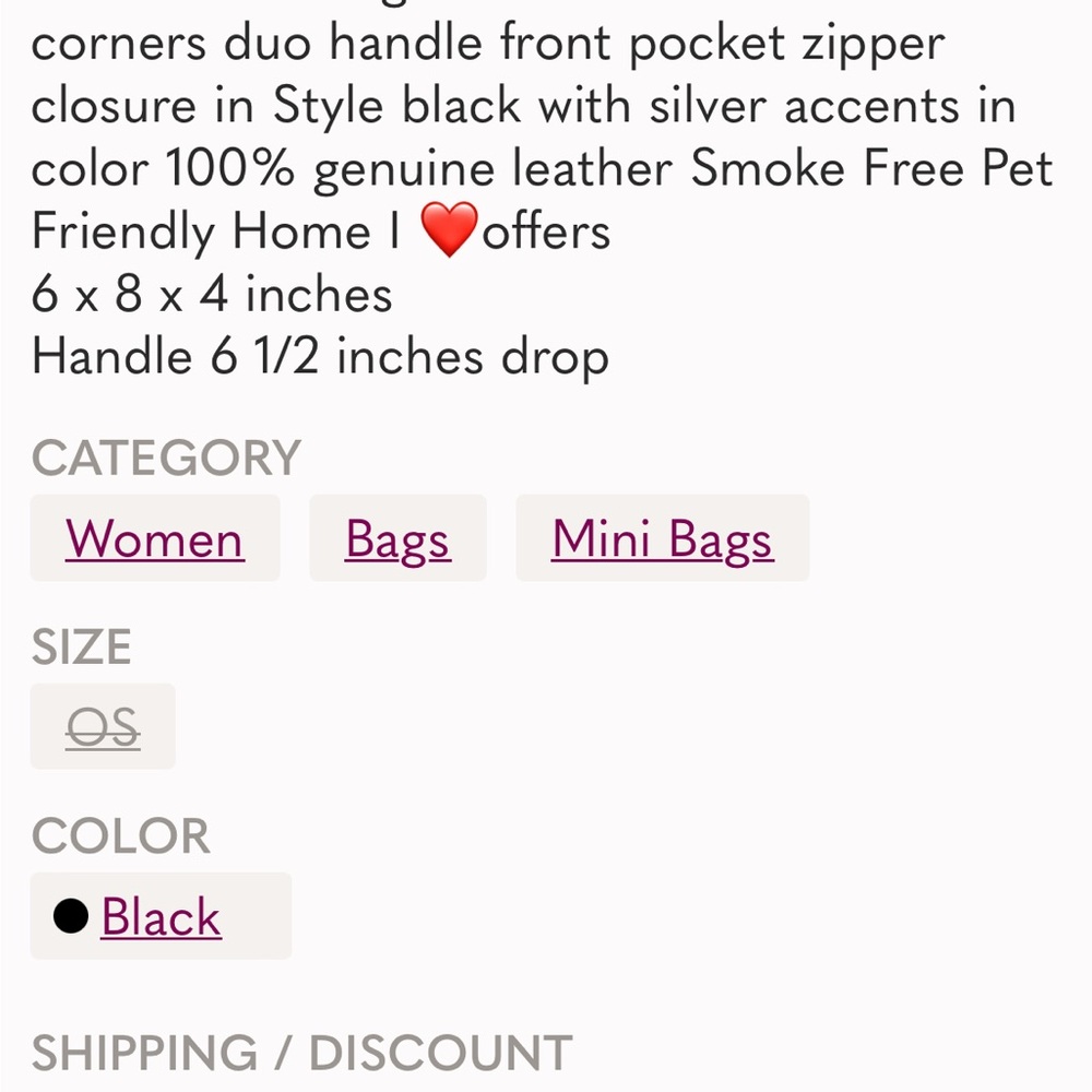 Coach black leather Handbag - Picture 14 of 14